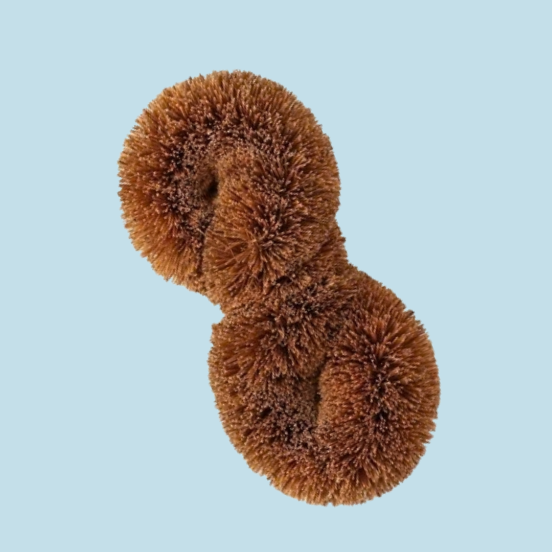 Kamenoko Tawashi Japanese Twisted Coconut Fibre Scrubber