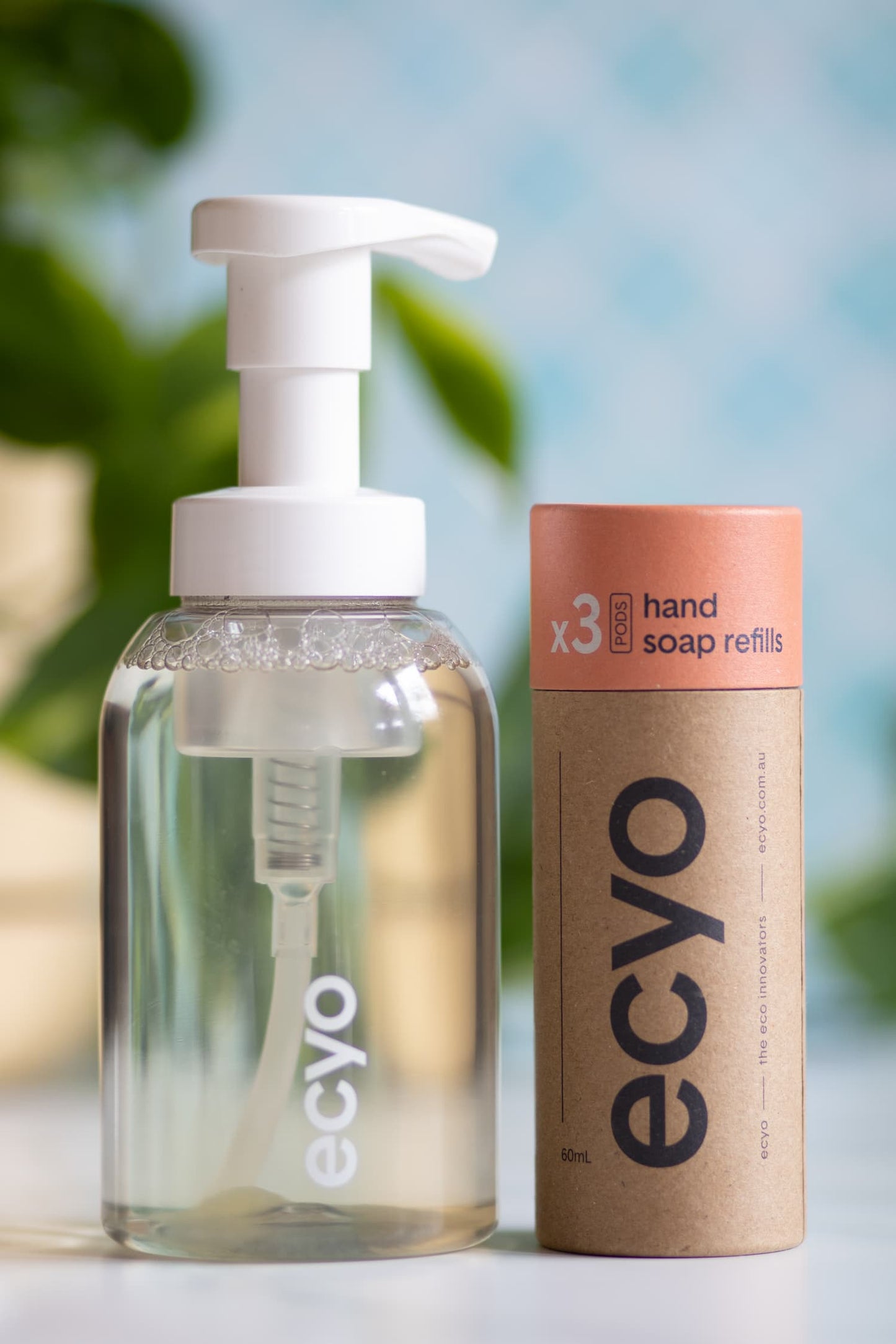 Hand Soap Refills - Starter Pack (Bottle and 3 Refills)