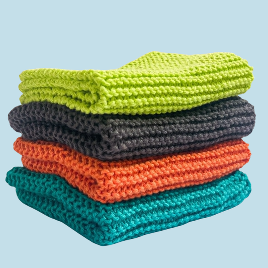 Hand Knitted Cotton Cleaning Cloth