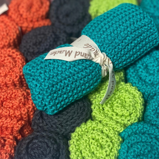 Hand Knitted Cotton Cleaning Cloth