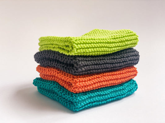 Hand Knitted Cotton Cleaning Cloth